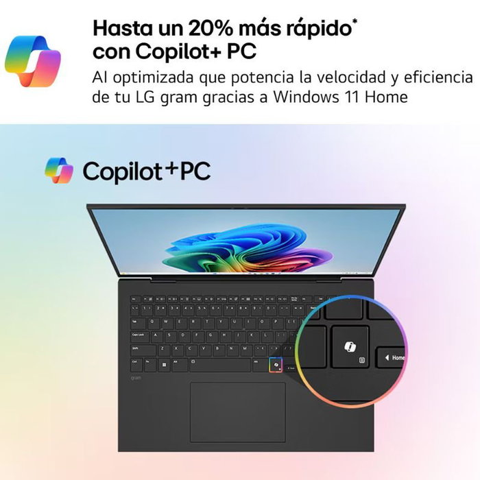LG gram Pro 16Z90U-K.AUB5BN Intel Core Ultra X7, 32 GB RAM, 512 GB SSD, 16 pulg, Negro carbón LG gram Pro 16Z90U-K.AUB5BN Intel Core Ultra X7, 32 GB RAM, 512 GB SSD, 16 pulg, Negro carbón